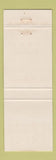 Matchbook Cover - Lakeview Restaurant Tappan Lake OH