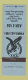 Matchbook Cover - Eagles Club Martins Ferry OH BLUE