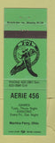 Matchbook Cover - Eagles Club Martins Ferry OH GREEN