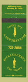 Matchbook Cover - Huckleberry's Restaurant Wellsburg WV