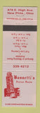 Matchbook Cover - Bassetti's Italian Restaurant New Philadelphia OH