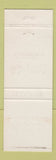 Matchbook Cover - Burke Bodey Funeral Home Wheeling WV WEAR