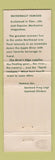 Matchbook Cover - Rivers' Edge Restaurant Somerset WI WEAR