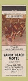 Matchbook Cover - Sandy Beach Motel Myrtle Beach SC