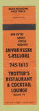 Matchbook Cover - Trotter's Restaurant Cocktail Lounge