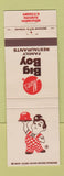 Matchbook Cover - Marc's Big Boy Restaurants hamburgers