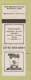 Matchbook Cover - Whitey's Booze n Burgers Richfield OH