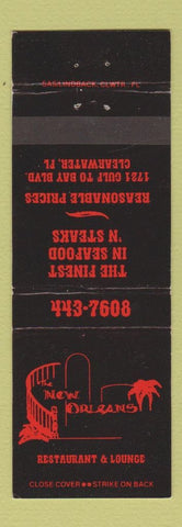 Matchbook Cover - New Orleans Restaurant Lounge Clearwater FL WEAR