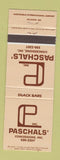 Matchbook Cover - Pascals' Concessions Atlanta GA Hartsfield Airport