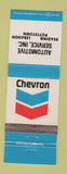 Matchbook Cover - Chevron oil gas Reading Lebanon Pottstown PA