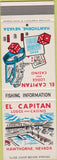 Matchbook Cover - El Capitan Lodge Casino Hawthorne NV