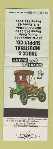 Matchbook Cover - Truck & Industrial Supply Richmond OH