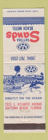Matchbook Cover - Daytona Sands Beach Motel Daytona Beach FL WEAR
