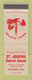 Matchbook Cover - St Josephs Central School Wolfhurst OH Christmas