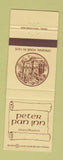 Matchbook Cover - Peter Pan Inn Urbana MD