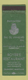 Matchbook Cover - Royer's Restaurants Thurmont MD