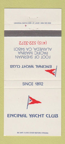 Matchbook Cover - Encinal Yacht Club Alameda CA 30 Strike
