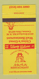 Matchbook Cover - China's Great Wall Restaurant Chinese Canton OH 30 Strike