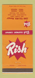 Matchbook Cover - Rish Tractors John Tollner Youngstown OH 30 Strike