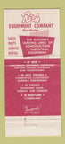 Matchbook Cover - Rish Tractors John Tollner Youngstown OH 30 Strike
