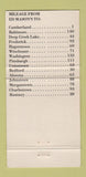 Matchbook Cover - Ed Mason's Restaurant Cumberland MD 30 Strike