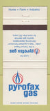 Matchbook Cover - Pyrofax Gas 30 Strike