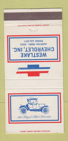 Matchbook Cover - Westlake Chevrolet Martins Ferry OH 30 Strike