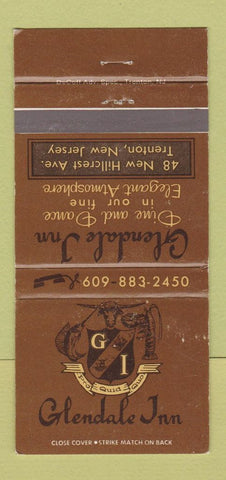 Matchbook Cover - Glendale Inn Trenton NJ WEAR 30 Strike