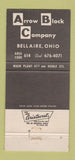 Matchbook Cover - Arrow Block Company Bellaire OH 30 Strike