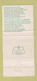 Matchbook Cover - Hangar One Beechwood Aviation Center Atlanta 30 Strike