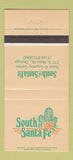 Matchbook Cover - South of Sante Fe Restaurant Orange CA 30 Strike