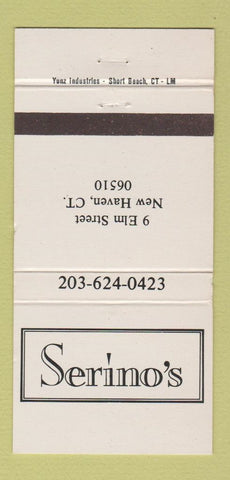 Matchbook Cover - Serino's New Haven CT 30 Strike