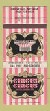 Matchbook Cover - Circus Circus Hotel Casino Las Vegas NV 30 Strike