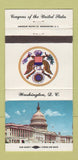 Matchbook Cover - Joel Broyill Congress VA Virginia 30 Strike