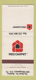 Matchbook Cover - Red Carpet Real Estate San Antonio TX 30 Strike