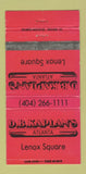 Matchbook Cover - DB Kaplan's Atlanta GA WEAR 30 Strike