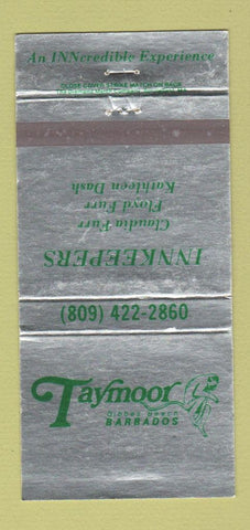 Matchbook Cover - Taymoor Gibbes Beach Barbados 30 Strike