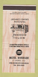 Matchbook Cover - Gulf oil gas Motel Riverside Ste Rose Du Degelis QC 30 Strike