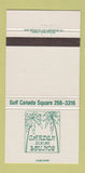 Matchbook Cover - Garden Dining Lounge Calgary AB 30 Strike