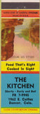 Matchbook Cover - The Kitchen Restaurant Denver CO