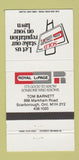 Matchbook Cover - Royal LePage Real Estate Tom Barnett Scarborough ON 30 Strike