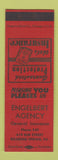 Matchbook Cover - Engelbert Insurance Roaring Spring PA SAMPLE