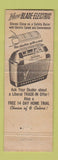 Matchbook Cover - Sunbeam Electric Razor Shaving Shavemaster