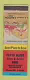 Matchbook Cover - Floyd Blount  Sons Ellisville IL WEAR