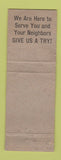 Matchbook Cover - Floyd Blount  Sons Ellisville IL WEAR