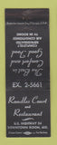 Matchbook Cover - Randles Court Motel Restaurant Eldon MO