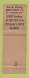 Matchbook Cover - Pillsbury Feeds Ravenwood MO WORN