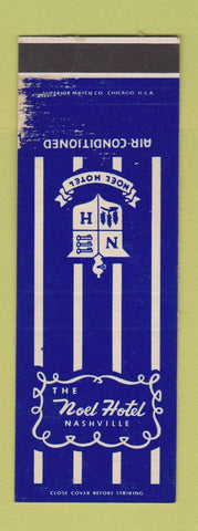 Matchbook Cover - Noel Hotel Nashville TN SAMPLE WEAR