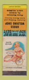 Matchbook Cover - Cross Welding Shop Lilly IL pinup