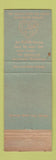 Matchbook Cover - Elgin Watches Al Schilling Pekin IL